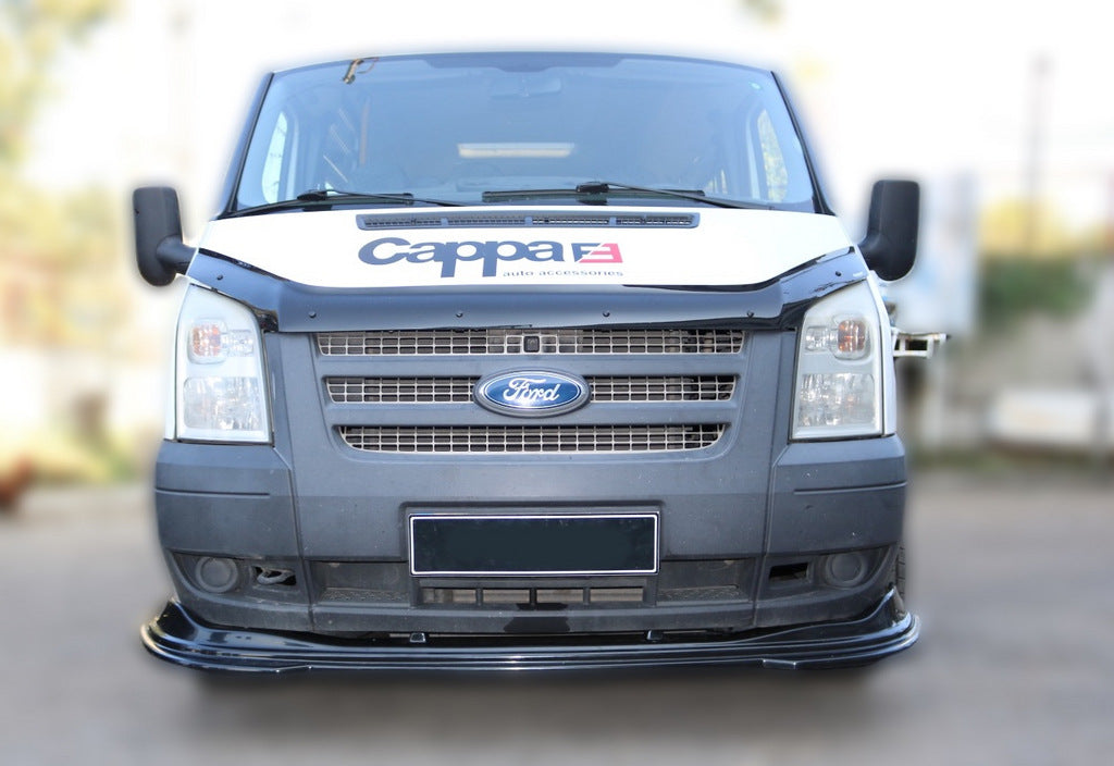 Front Lip Spoiler EuroCap (2006-2014, black) for Ford Transit 2000-2014 - image 1