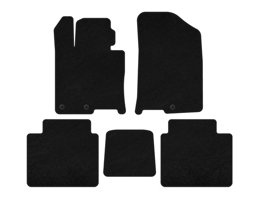 Classic textile rugs (black) for Kia Optima 2016↗ - image 1