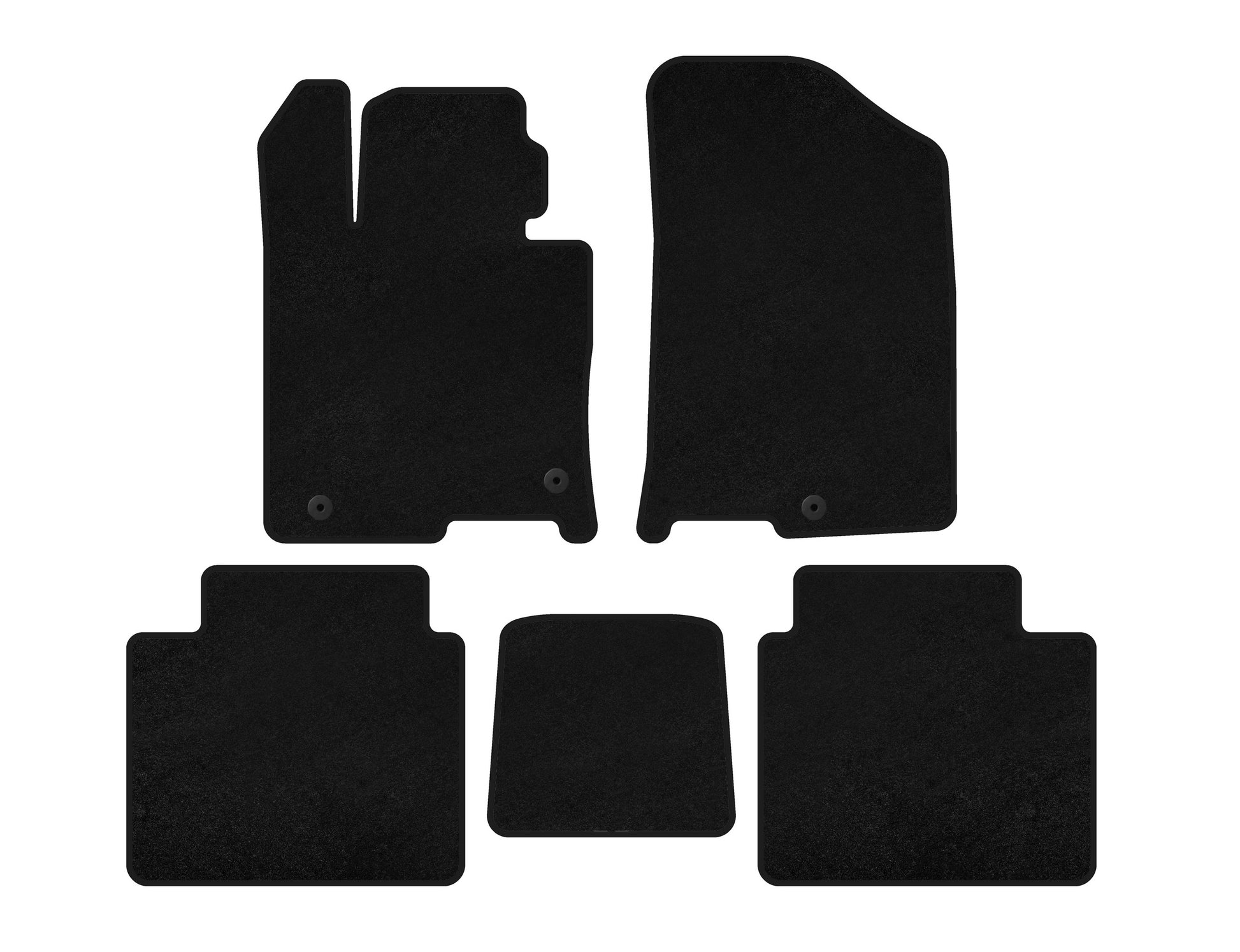Textile Floor Mats Classic (black) for Kia Optima 2016- - image 2