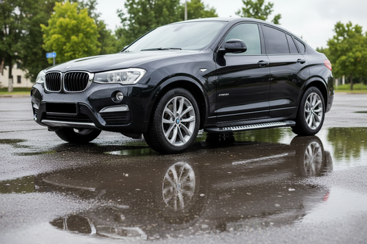 Side Steps Line (2 pcs, Aluminum) for BMW X4 F-26 2014-2018 - image 1