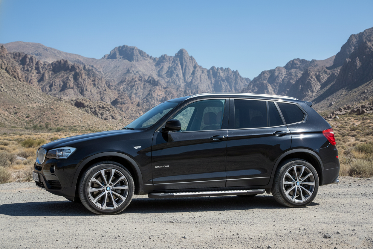 Side Steps Line (2 pcs, Aluminum) for BMW X3 F-25 2011-2018 - image 1