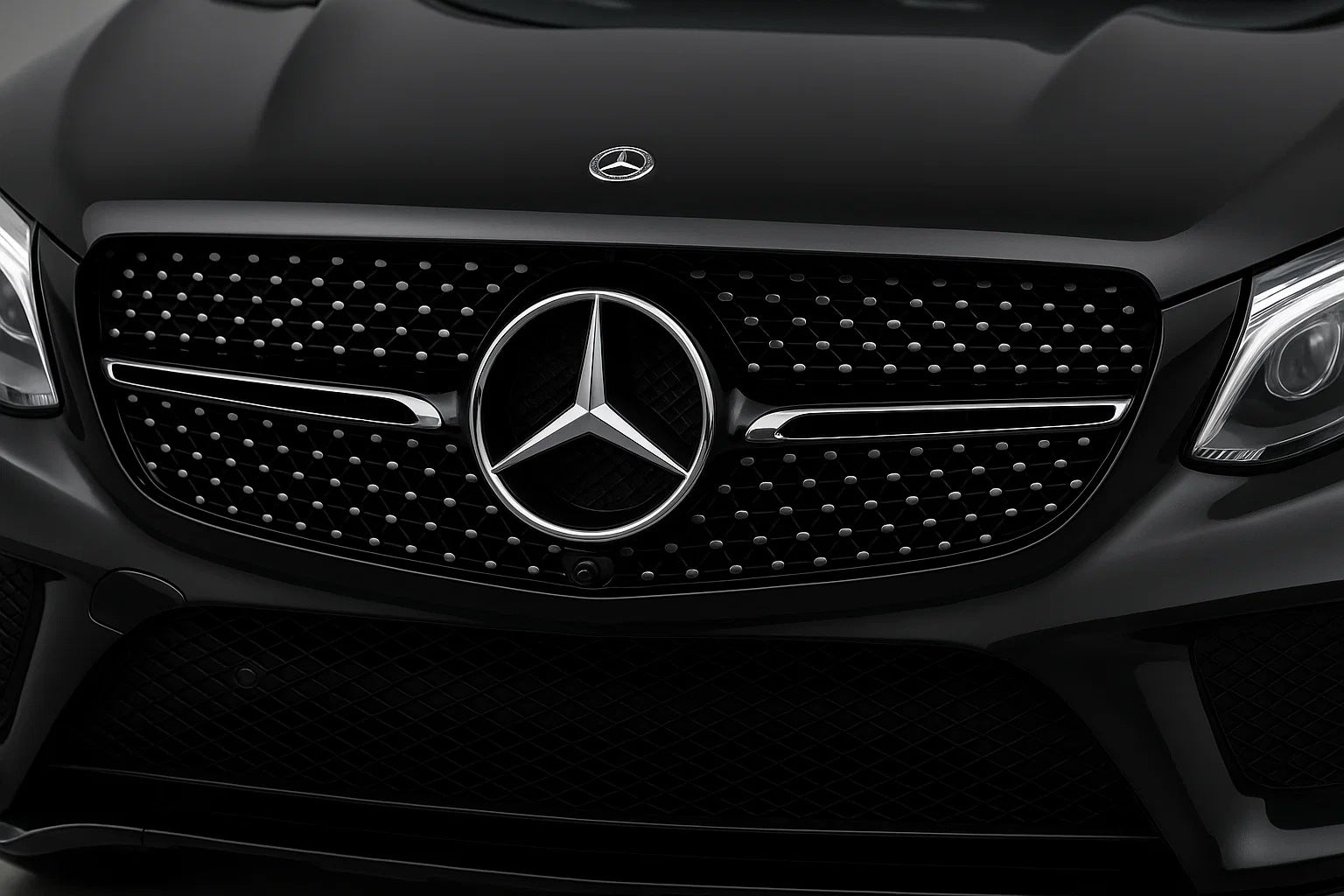 Tuning Grille Diamond Black (GLE) for Mercedes GLE/ML сlass W166 2011-2018 - image 1