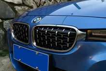 Diamond Silver Kidney Grilles (Chrome Trim) for BMW 3 Series F30/F31 2012-2019 - image 1