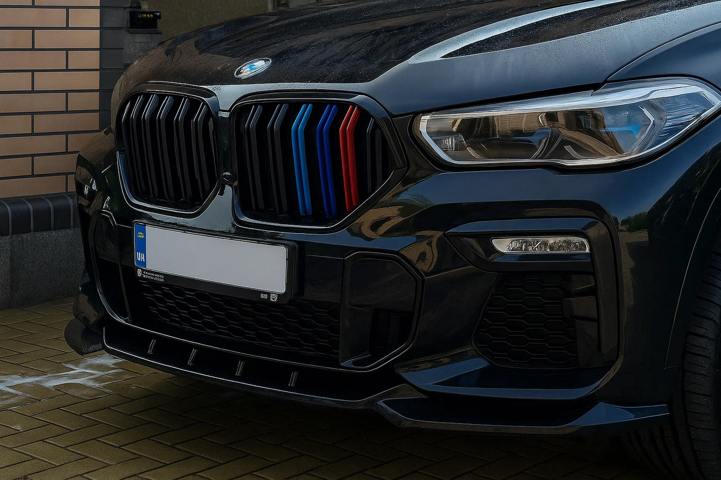 Kidney Grilles M-Look (2019-2022, M-Color) for BMW X6 G06 2019- - image 1
