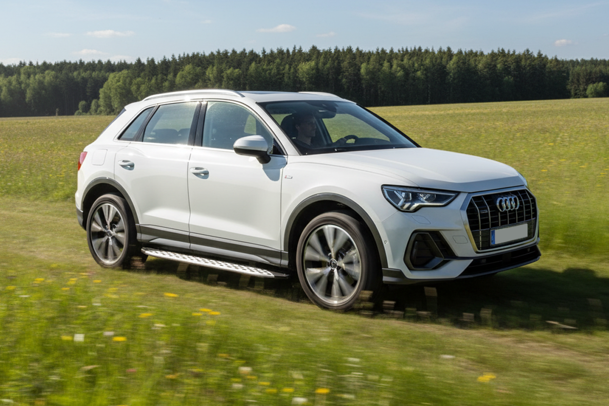 Side Steps Shining V1 (2 pcs, Aluminum) for Audi Q3 2019- - image 1