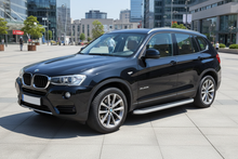 Side Steps Tayga Grey (2 pcs, Aluminum) for BMW X3 F-25 2011-2018 - image 1