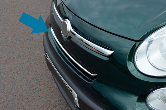 Chrome Grille Covers (Popstar, Stainless Steel) for Fiat 500/500L 2013-2022 - image 2