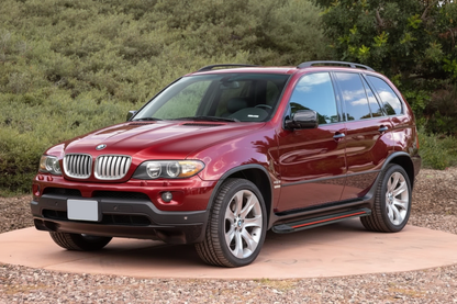 Side Steps Maya Red (2 pcs, aluminum) for BMW X5 E53 1999-2006 - image 1