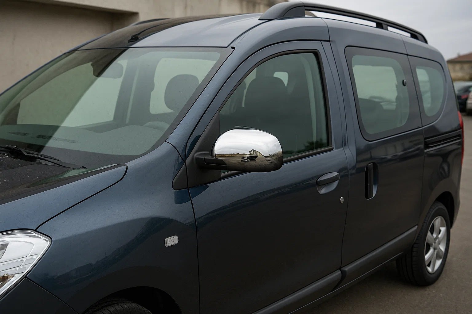 Mirror Covers (2 pcs, ABS) for Dacia Dokker 2013-2022 - image 1