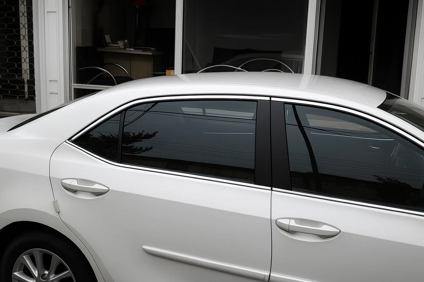 Upper Door Trim Stainless Steel (4 pcs) for Toyota Corolla 2013-2019 - image 1