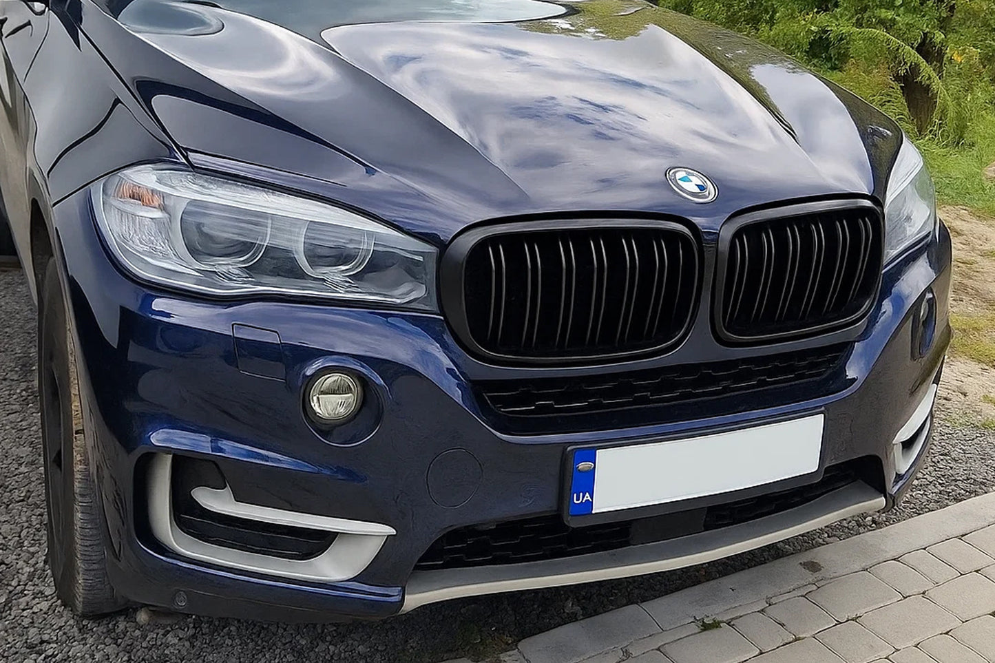 Kidneys M-Look (black matte) for BMW X5 F15 2013-2018 - image 1