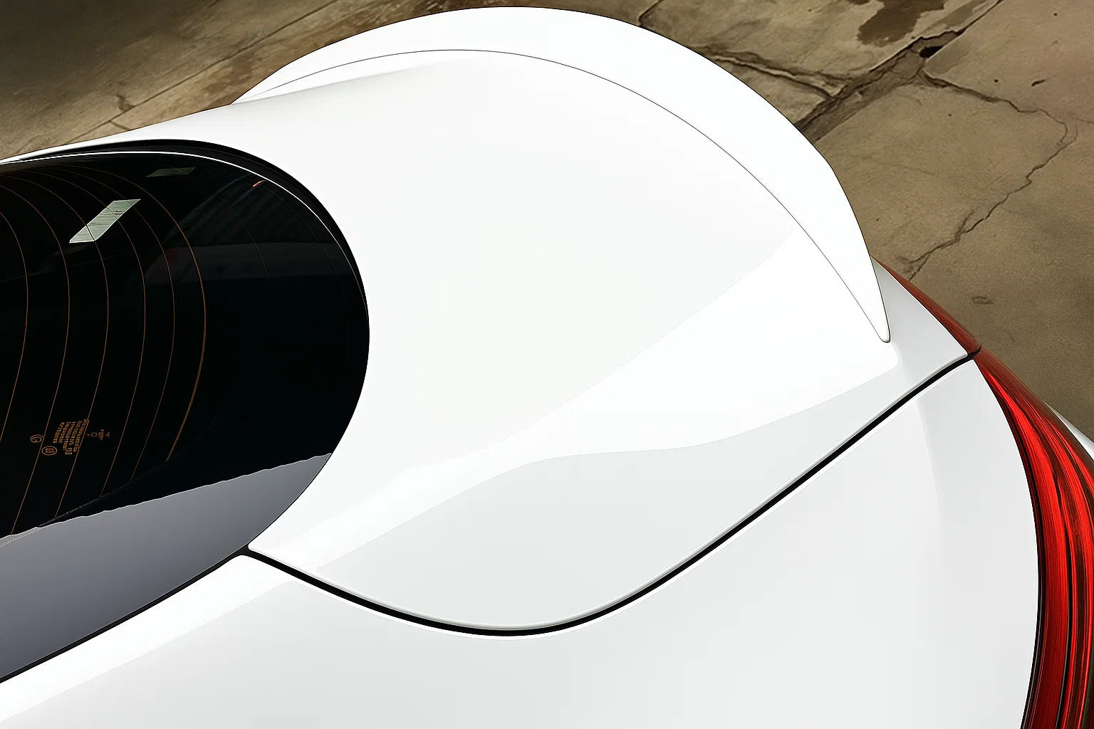 DPT Spoiler (Coupe, Gloss Black) for Mercedes C-сlass W205 2014-2021 - image 1