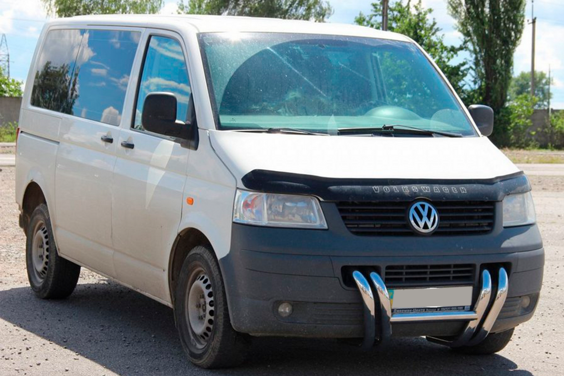 Bull Bar ST006-03 Grille (Stainless Steel) for Volkswagen T5 Transporter 2003-2010 - image 3