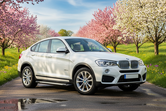 Side Steps Allmond Grey (2 pcs, Aluminum) for BMW X4 F-26 2014-2018 - image 1