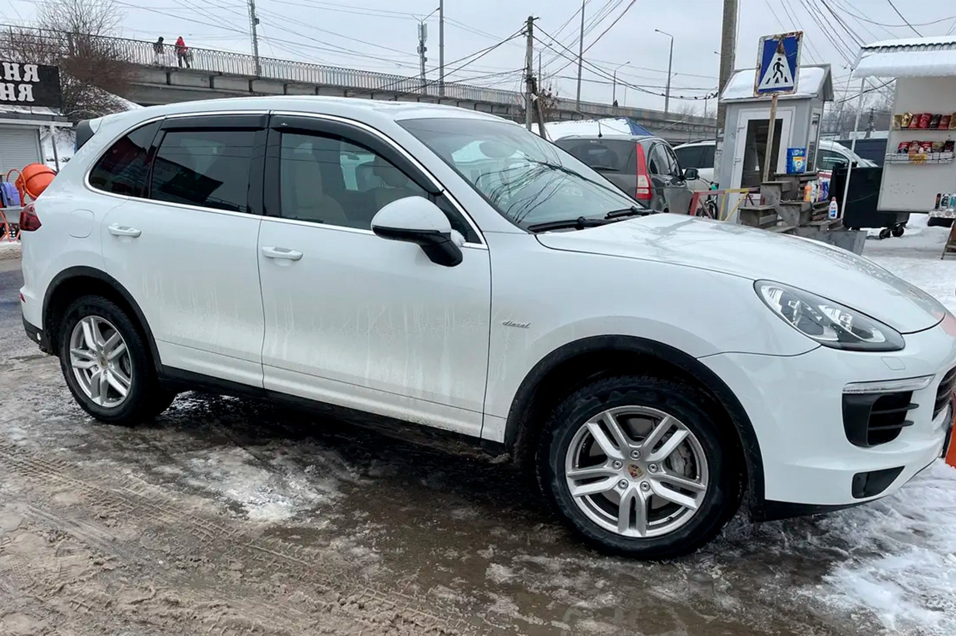 Window deflectors with chrome strip (4 pcs, HIC) for Porsche Cayenne 2010-2017 - image 3
