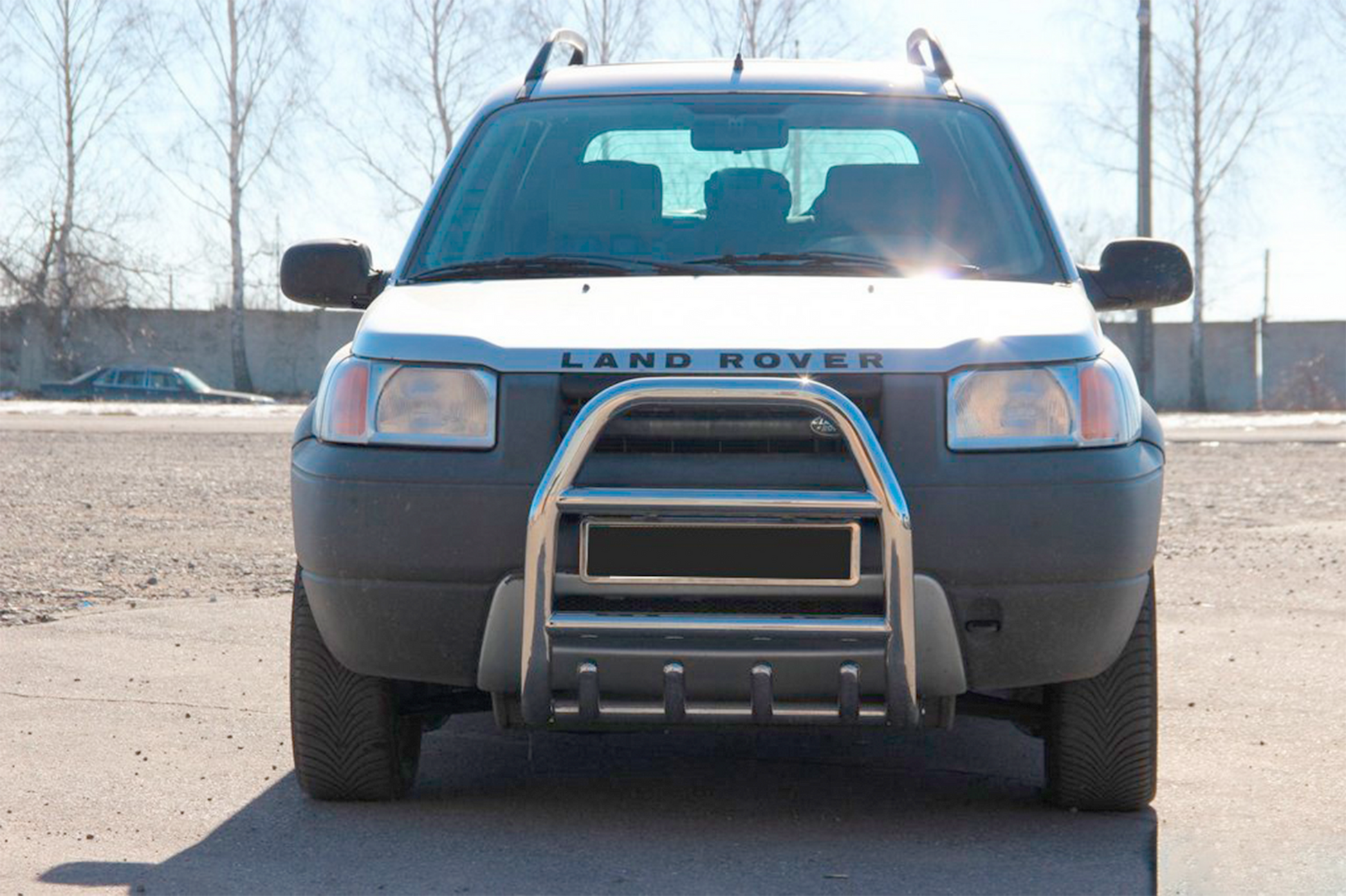 Bull Bar QT007 (Stainless Steel) for Land Rover Freelander I 1997-2006 - image 1