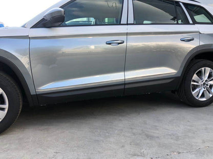 Door molding Carmos wide (stainless steel) for Skoda Kodiaq 2016-2023 - Reelken Auto