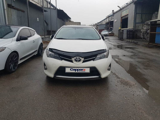 The hood deflector (EuroCap) for Toyota Auris 2012-2018 - Reelken Auto