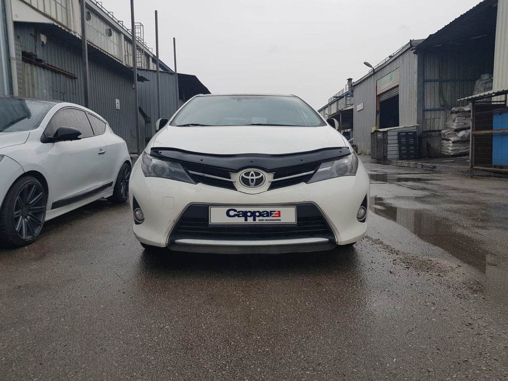 The hood deflector (EuroCap) for Toyota Auris 2012-2018 - Reelken Auto
