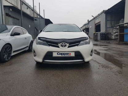 The hood deflector (EuroCap) for Toyota Auris 2012-2018 - Reelken Auto