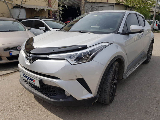 The hood deflector (EuroCap) for Toyota C-HR 2016-2023 - Reelken Auto