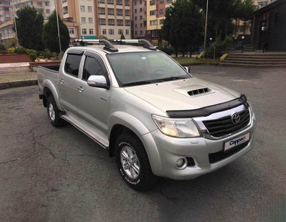 The hood deflector 2011-2015 (EuroCap) for Toyota Hilux 2006-2015 - Reelken Auto