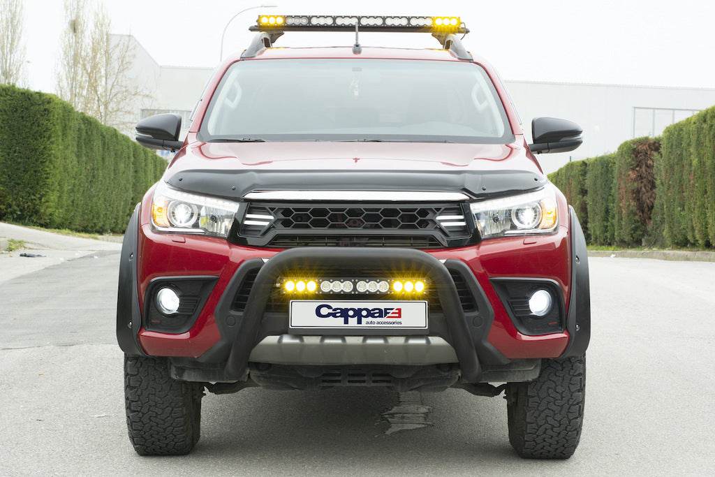 Hood deflector 2015-2020 (EuroCap) for Toyota Hilux 2015↗ - Reelken Auto