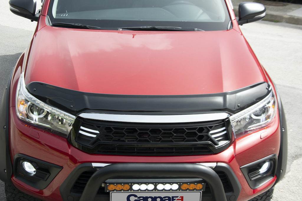 Hood deflector 2015-2020 (EuroCap) for Toyota Hilux 2015↗ - Reelken Auto
