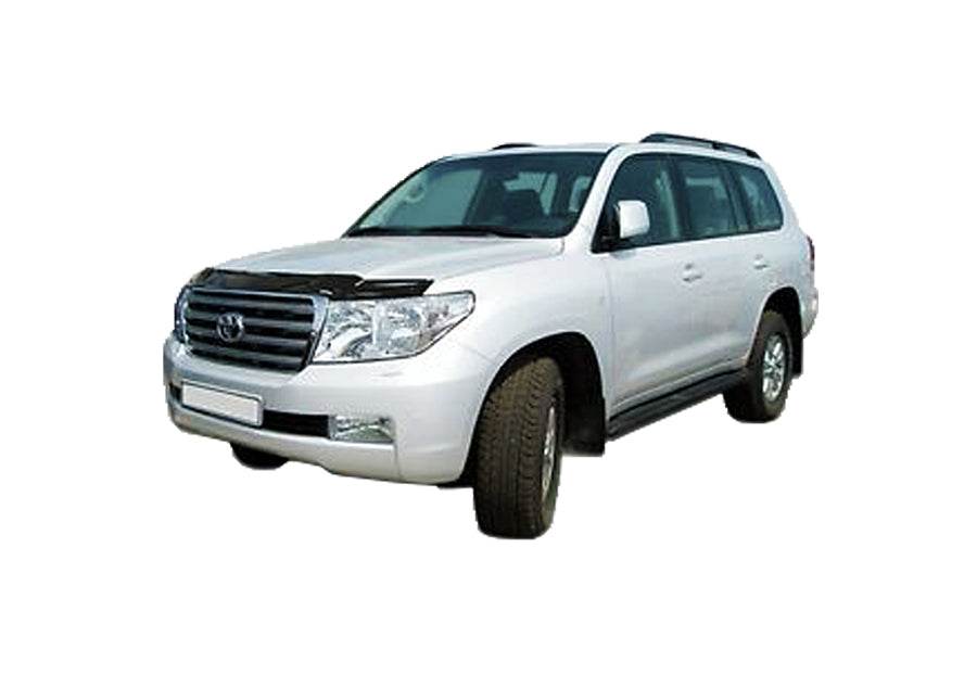 The hood deflector 2007-2015 (EuroCap) for Toyota Land Cruiser 200 - Reelken Auto
