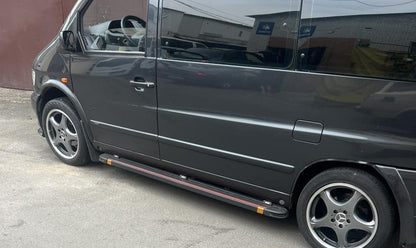 Side Steps Maya Red (2 pcs, Aluminum) for Mercedes Vito W638 1996-2003 - image 3