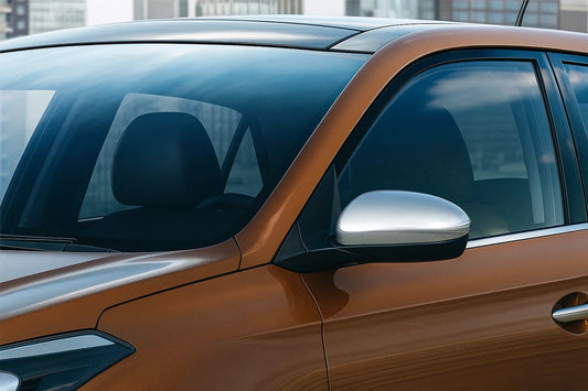 Mirror Covers V1 (2 pcs, Stainless Steel) for Hyundai I-20 2014-2020 - image 1