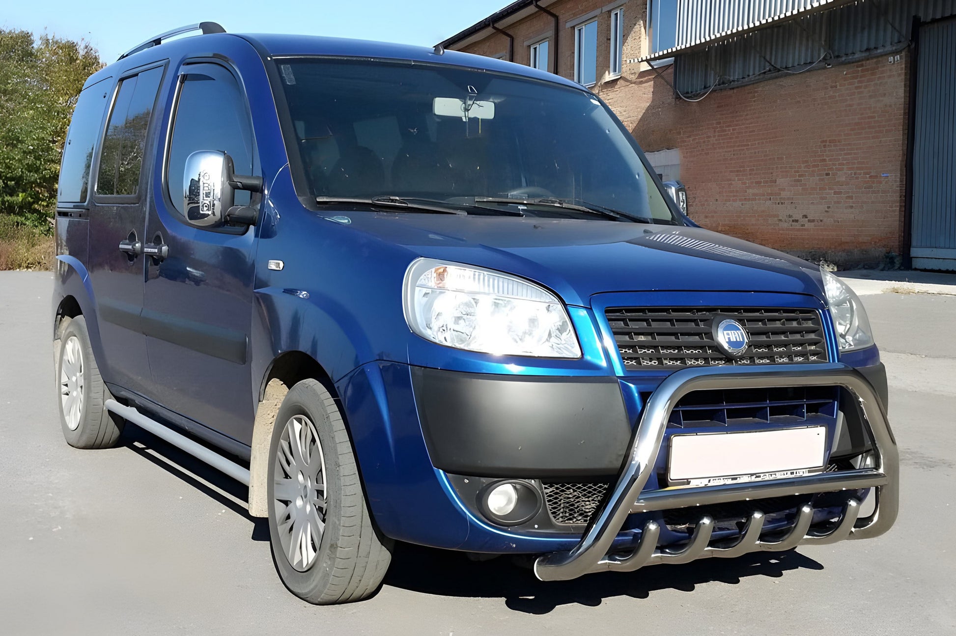 Bull Bar WT003 (Stainless Steel) for Fiat Doblo I 2001-2005 - image 1