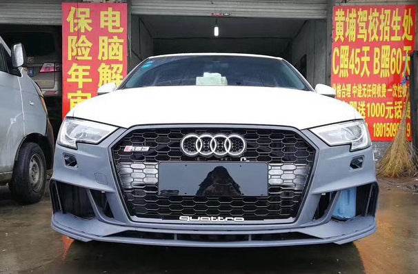 RS3 front bumper for Audi A3 2012-2020 - Reelken Auto