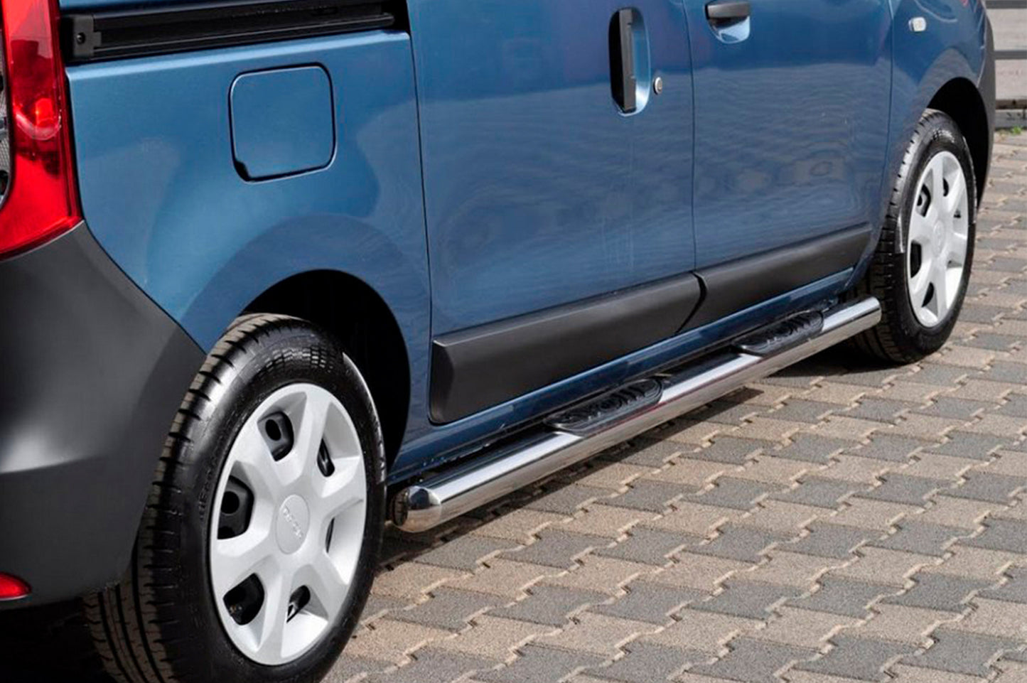 Side Pipes (2 pcs, Stainless Steel) for Renault Dokker 2013-2022 - image 1