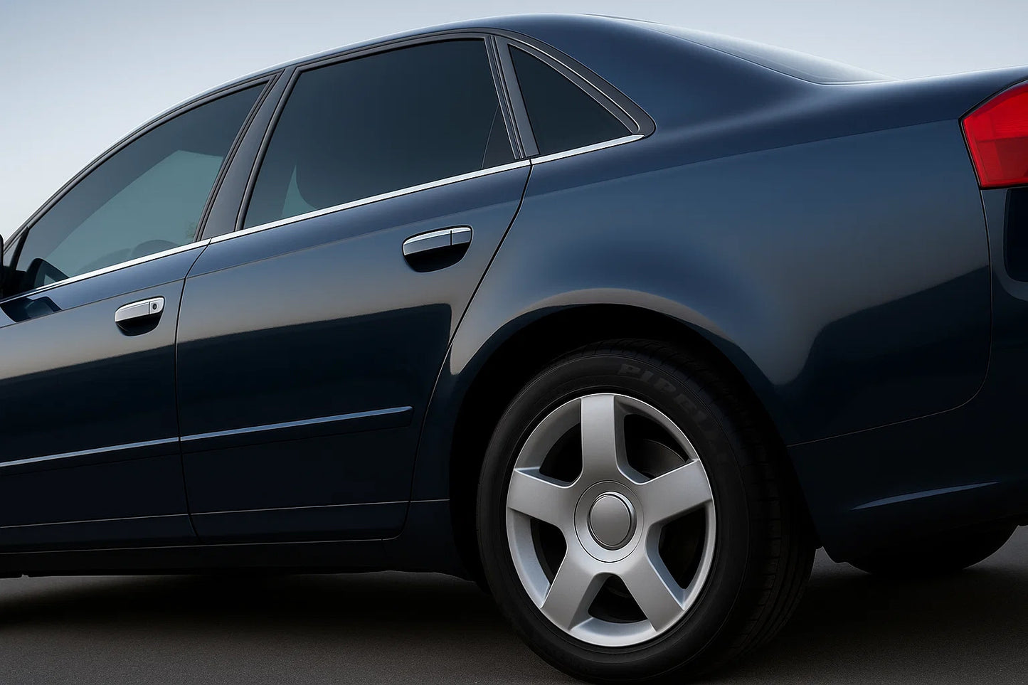 Lower Window Trim Stainless Steel (6 pcs) for Audi A4 B7 2004-2008 - image 1