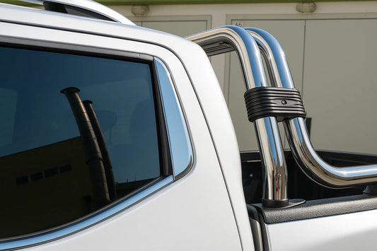 Stainless Steel Rear Pillar Covers (2 pcs) for Nissan Navara/NP300 2016- - image 1