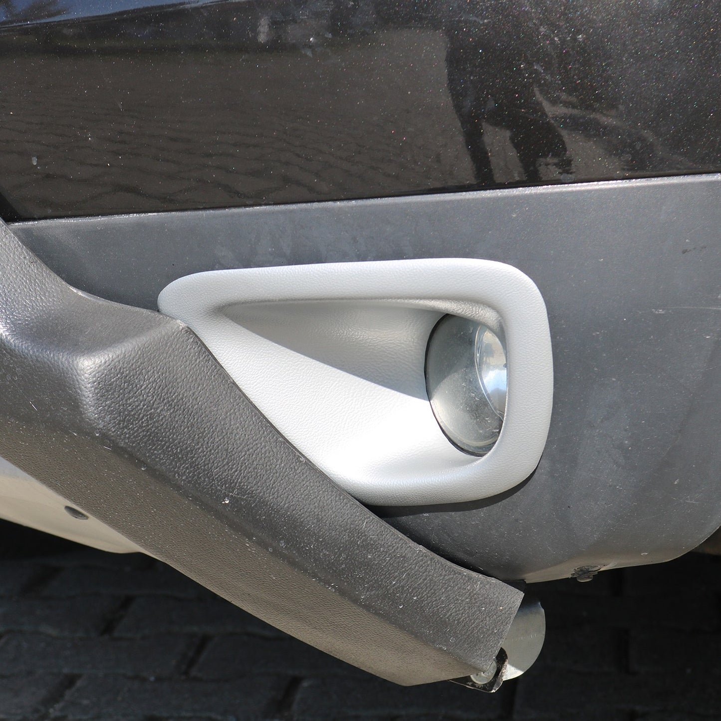 Fog Light Covers 2008-2013 (2 pcs, ABS) for Dacia Duster 2008-2018 - image 1