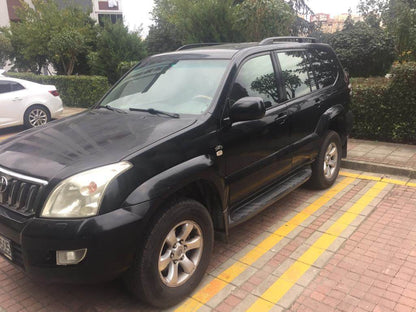 Roof rails Skyport Black (2 pcs) for Toyota Land Cruiser Prado 120 - Reelken Auto
