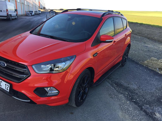 Lateral platforms Bosphorus Black (2 pieces, aluminum) for Ford Kuga/Escape 2013-2019 - image 1