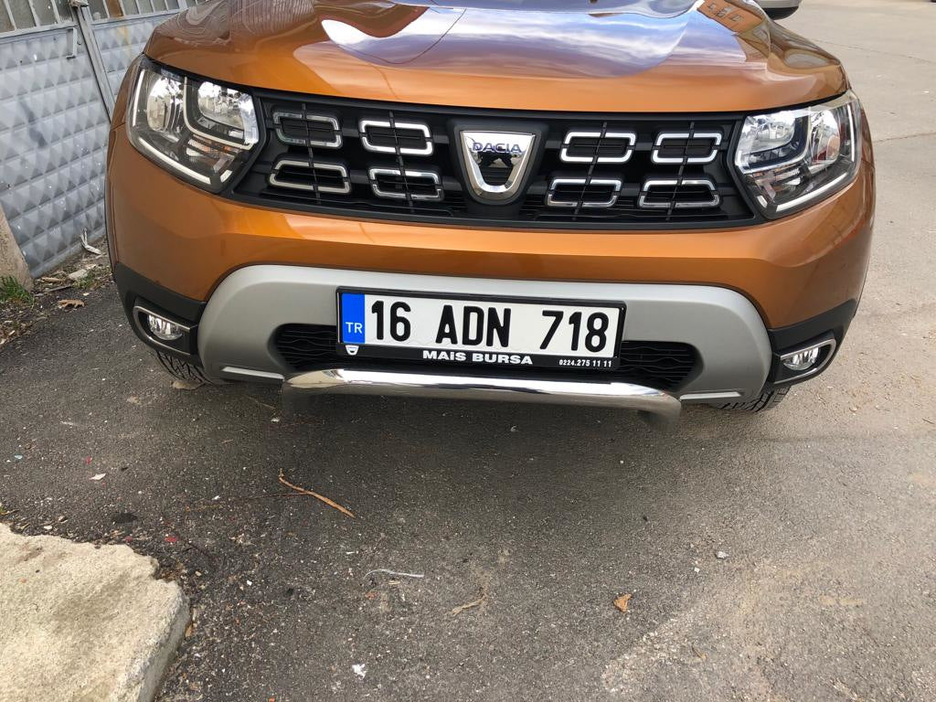 Fog light covers (2 pcs, stainless steel) for Renault Duster 2018-2024 - image 4