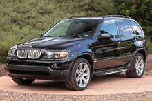 Side Steps Sunrise (2 pcs, aluminum) for BMW X5 E-53 1999-2006 - image 1