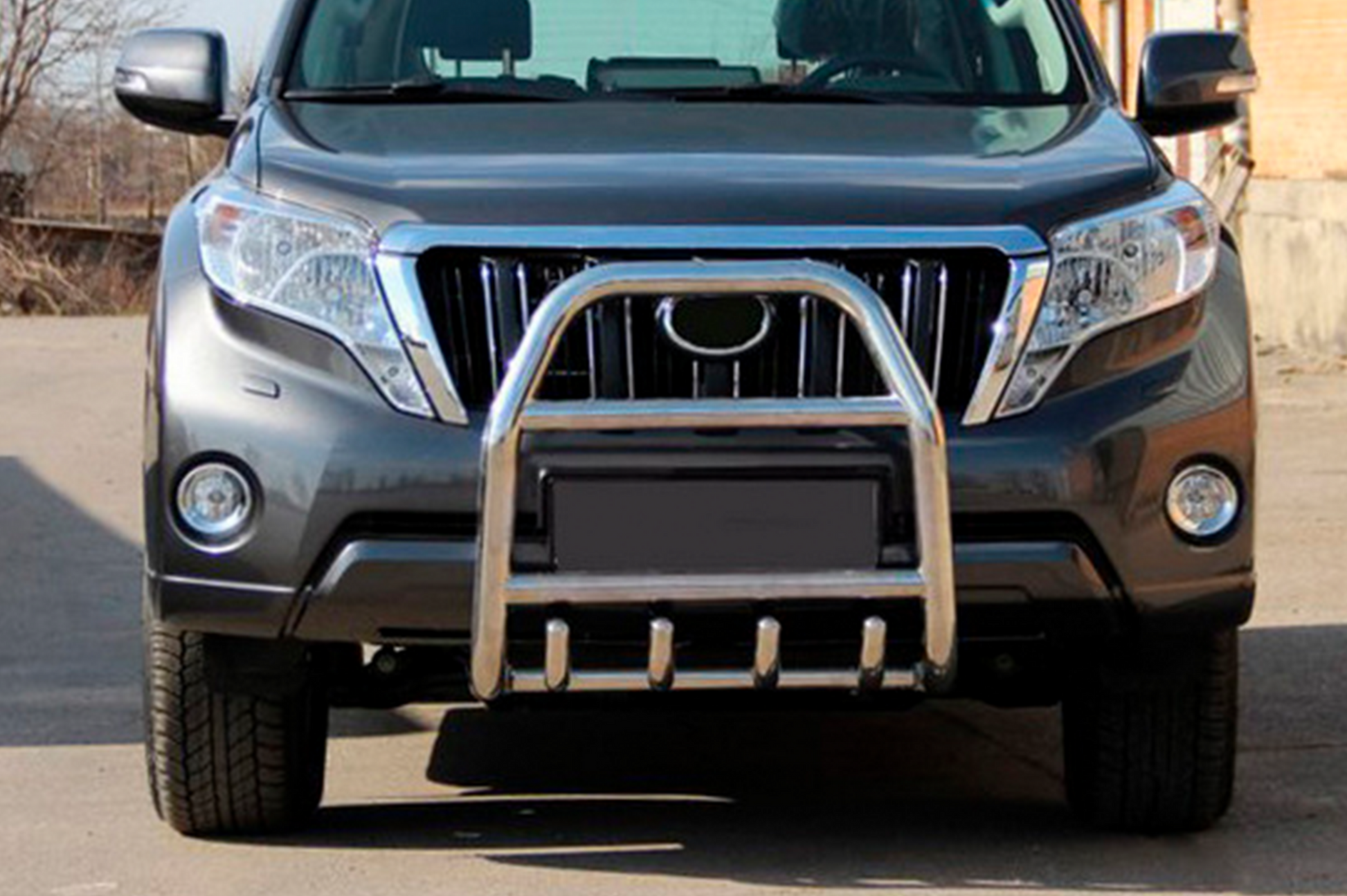 Bull Bar QT007 (Stainless Steel) for Toyota Land Cruiser Prado 150 2009-2023 - image 1