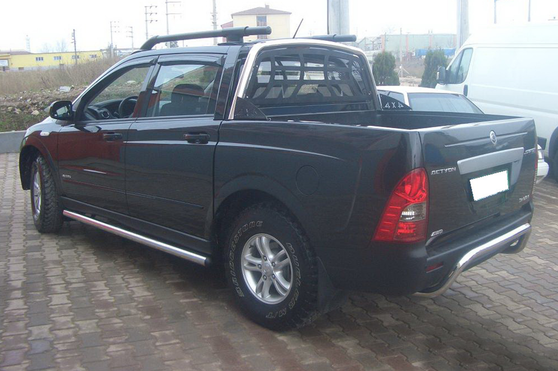 Side Bars (2 pcs, Stainless Steel) for SsangYong Action 2005-2018 - image 2