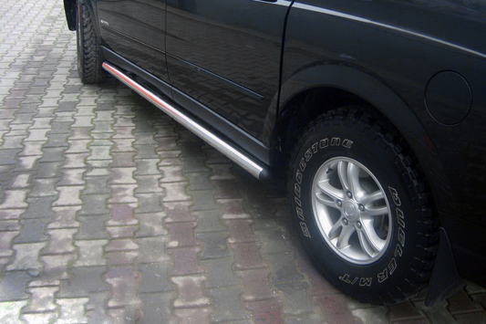 Side Bars (2 pcs, Stainless Steel) for SsangYong Action 2005-2018 - image 1