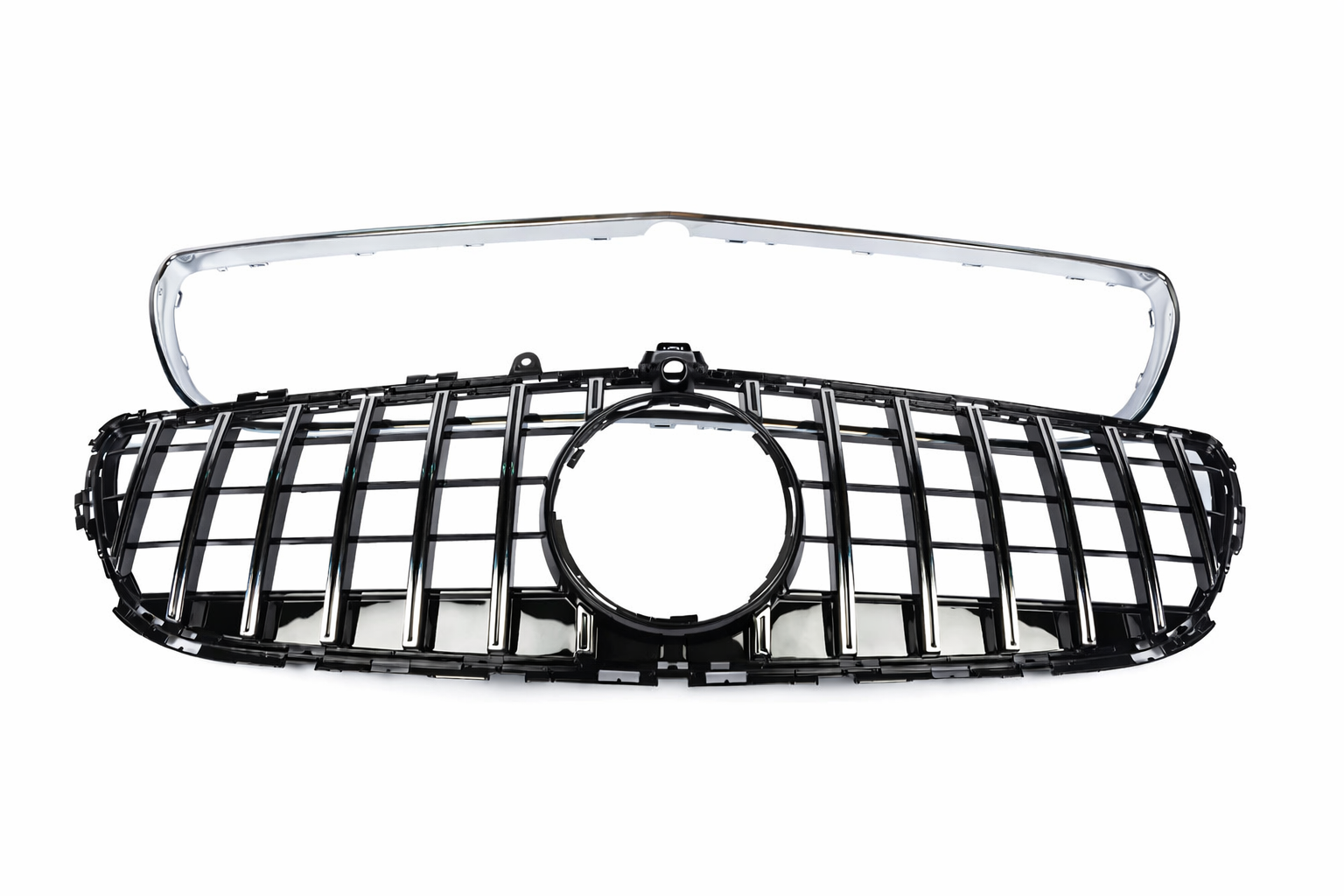 Front grille with frame 2014-2018 (GT Panamericana) for Mercedes CLS C218 2011-2018 - image 4