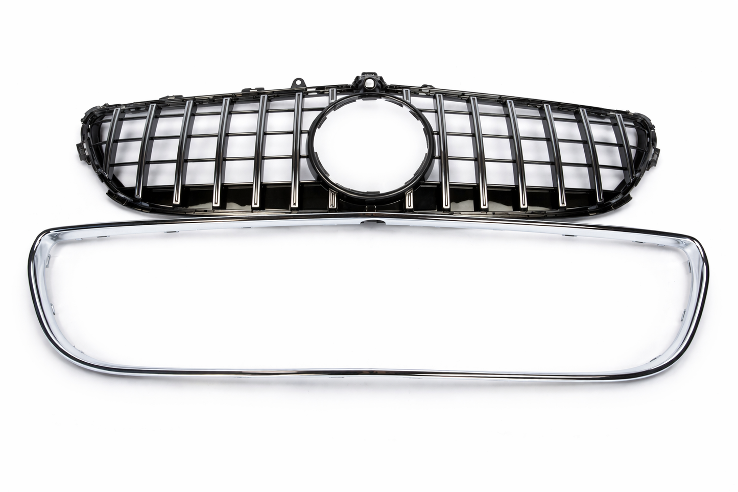 Front grille with frame 2014-2018 (GT Panamericana) for Mercedes CLS C218 2011-2018 - image 3