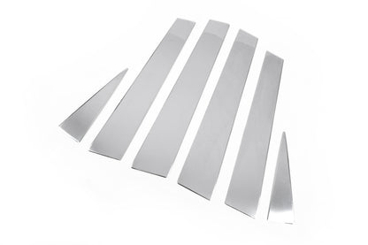 Chrome Door Pillar Covers (6 pcs, Stainless Steel) for Volkswagen Touareg 2002-2010 - image 6