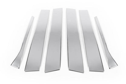 Door pillar molding (6 pieces, stainless steel) for Volkswagen Jetta 2006-2011 - Reelken Auto