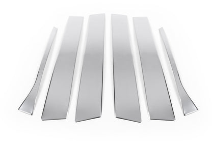 Stainless Steel Door Pillar Trim (6 pcs) for Volkswagen Jetta 2006-2011 - image 2