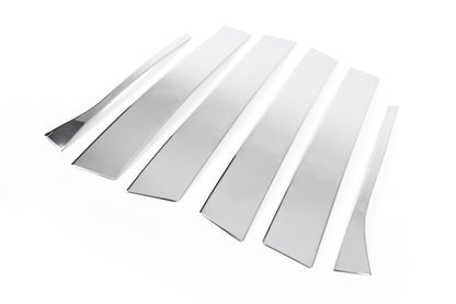 Stainless Steel Door Pillar Trim (6 pcs) for Volkswagen Jetta 2006-2011 - image 3